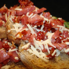 Hot Salami Baguettes