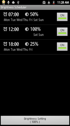 Brightness Scheduler