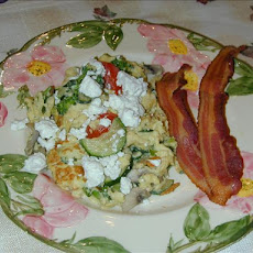 Barb's Feta Cheese Scramble