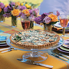 Zucchini, Sun-Dried Tomato, and Mozarella Tart