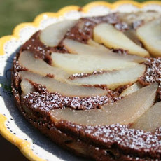 Fondant Aux Poires Et Au Gingembre (Choc Ginger Pear Fudge Cake)