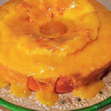 Orange Angel Food Cake