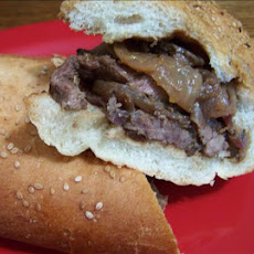 Portuguese Garlic Nailed Steak (Prego No Pao)