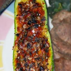 Roasted Summer Squash Boats