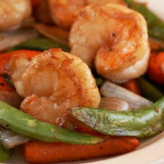 Soy-Grilled Shrimp with Asian Veggies