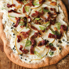 Spelt Crust Pizza with Fennel, Prosciutto, and Apples