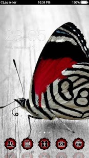 How to mod Red Butterfly C Launcher Theme 4.8.6 mod apk for pc