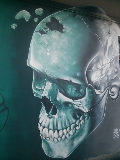Skull Mural Xirivella 