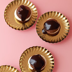 Chocolate-Peppermint Profiteroles