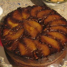 Ginger Pear Upside-Down Cake