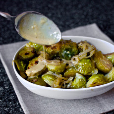 Dijon-Braised Brussels Sprouts