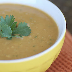 African Inspired Sweet Potato, Peanut, and Paprika Soup