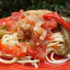 Crock Pot Sausage & Peppers