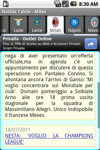 【免費新聞App】Notizie Calcio Serie A 2014-15-APP點子