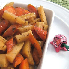 Mean's Roasted Parsnips & Carrots