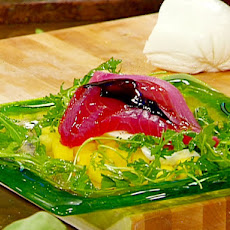 Tuna, Yellow Watermelon, Mozzarella, and Aged Balsamic