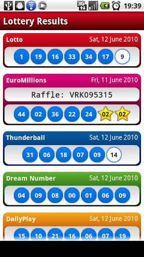 UK Lotto Lottery Results