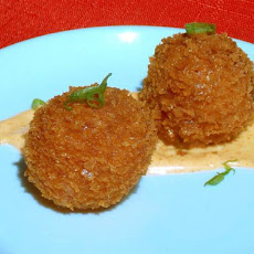 Ham and Manchego Croquetas With Smoked Paprika Aioli