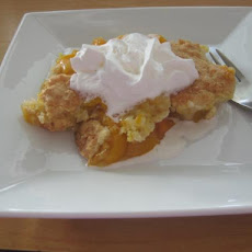 Crunchy Crust Peach Cobbler