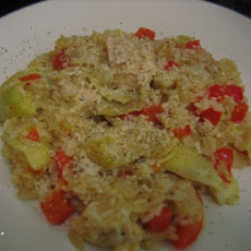 Lemon Chicken and Rice With Artichokes