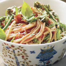 Broccolini-Basil Spaghetti