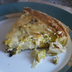 Leek, Onion, Brussels Sprouts Quiche/Pie