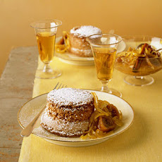 Saffron Cakes with Lemon-Fig Compote