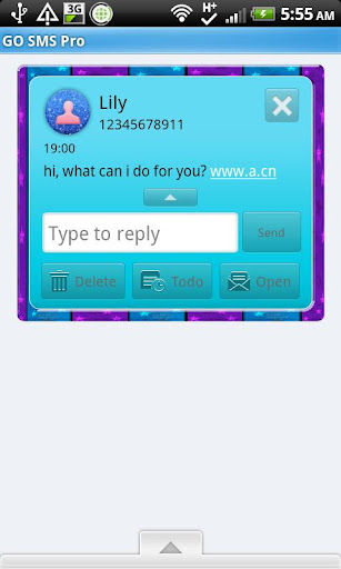 【免費個人化App】GO SMS - Star Gaze-APP點子