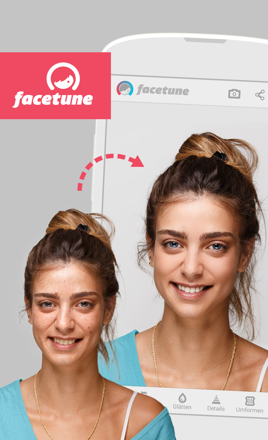 Android application Facetune screenshort