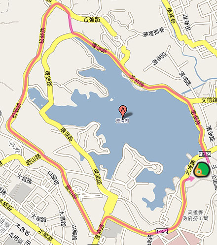 全長約九公里的環湖道路