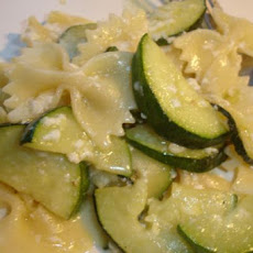 Zucchini and Yogurt Farfalle