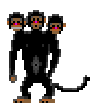 mono con tres cabezas