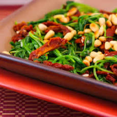 Sauteed Broccoli Rabe Recipe with Sun-Dried Tomatoes and Pine Nuts