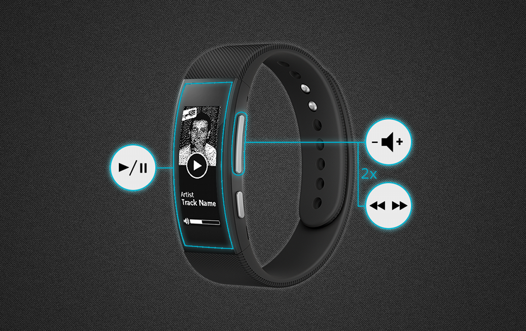 Android application Music Control for SmartBand screenshort