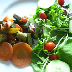 Okra with Jalapeno