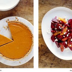 Pumpkin Tart with Toasted Nut Crust