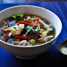 Spicy Ginger Chicken Noodle Soup