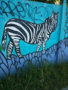 Zebra Mural 