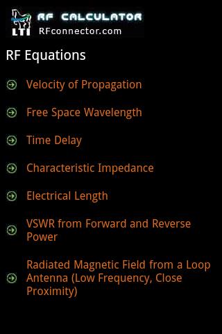 RF Calculator