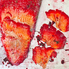 Beet-Cured Gravlax Recipe