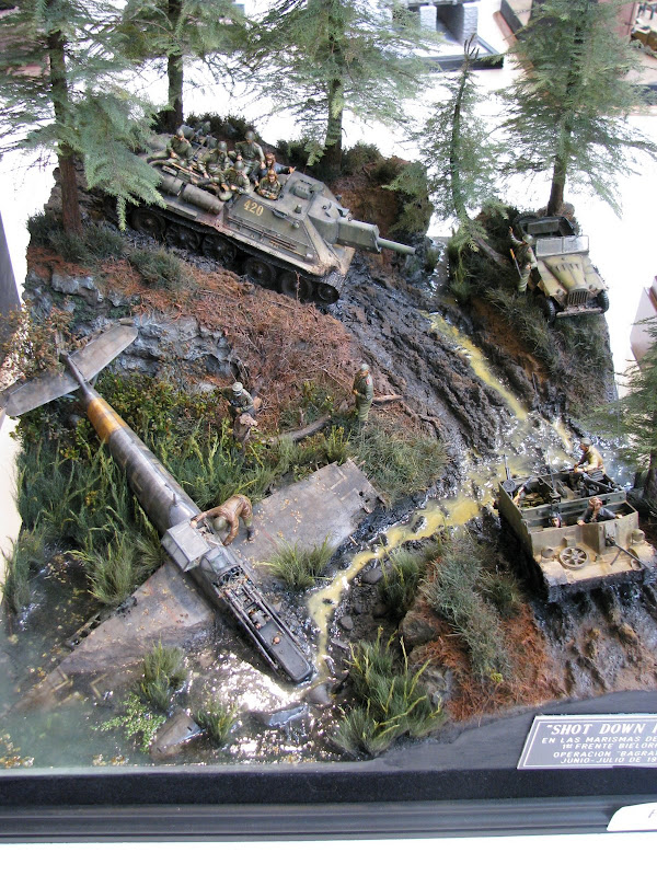 Scène de guerre mécanisée