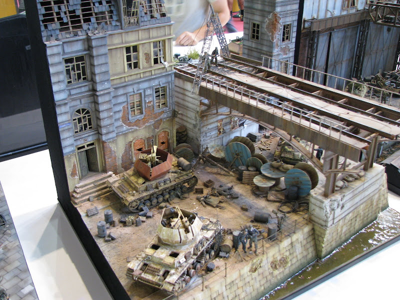 Scène de guerre mécanisée