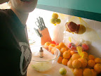 This is the colorful joy that is a raw vegan's kitchen during a California December