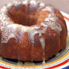 Apple Spice Bundt Cake with Maple Glaze