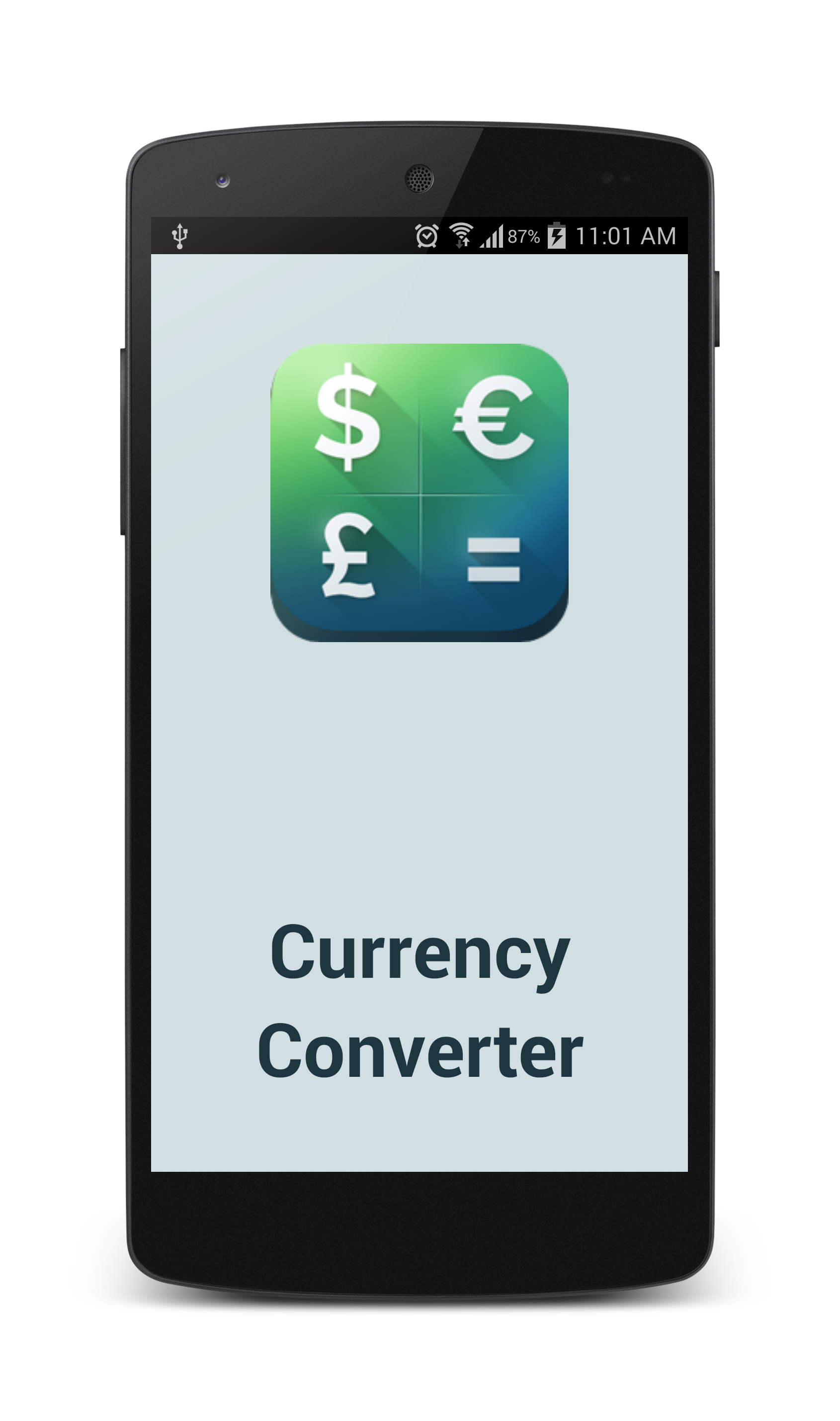 Android application Currency Converter screenshort