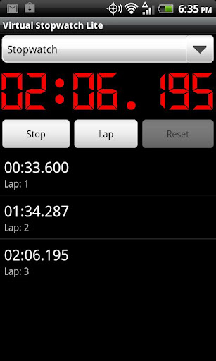 Virtual Stopwatch Lite