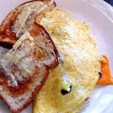 Turkey Sausage and Cheese Omelet