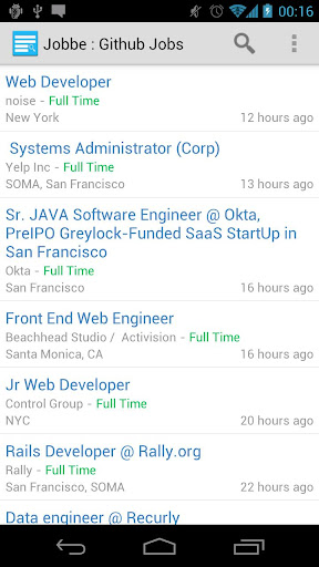 Jobbe : Github Jobs Finder