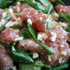 Peppery Greens With Watermelon