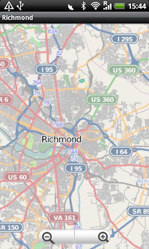 Richmond VA Street Map